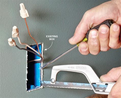 how to remove broken electrical box|removing electrical box from wall.